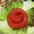 浜しょー's cooksnap of when they made トマトのバラ【全部食べれます】.