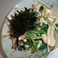 monemaruku's cooksnap of when they made ささみと三つ葉のわさび醤油あえ.