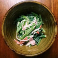pinocogg's cooksnap of when they made ほうれん草とカニかまのマヨ醤油.