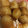 hmaotabiga's cooksnap of when they made 糖質オフ♡ダイエットにおからみたらし団子.