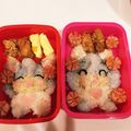 鉄ちゃん♡'s cooksnap of when they made ♪キャラ弁♪ヒミツのここたま♪オシャキ♪.