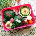 ＊minachi＊'s cooksnap of when they made スイスチャードで鮮やか♪オイルおにぎり.