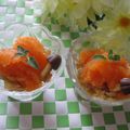 miyuki12's cooksnap of when they made ちょっとお洒落なフルーツ✿シャーベット.