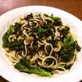 よよっち♪'s cooksnap of when they made 和風☆ひじきと菜の花の梅昆布パスタ.