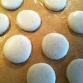 RAM子's cooksnap of when they made ピスタチオマカロン.