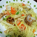 うさちぃか's cooksnap of when they made 旨味たっぷり☆簡単シーフード塩焼きそば.