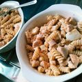 みっすぅん's cooksnap of when they made カニカマと枝豆のごまドレマカロニサラダ♪.