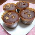 かえるぷりん's cooksnap of when they made ココアとチョコのホシノマフィン.