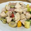 クックCI2DMP☆'s cooksnap of when they made 鶏ムネ肉とそら豆のクレイジーソルト炒め.