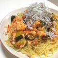 saori_0823's cooksnap of when they made 美味しいに決まってるつまみ！しらすキムチ.