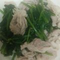 こばちぇ's cooksnap of when they made 豚々ホウレンソウ.