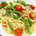 berry93's cooksnap of when they made いんげんとミニトマトのパスタ.