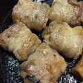 Mダッシュ☆'s cooksnap of when they made 節約☆ボリュームおつまみ厚揚げ豚バラ巻き.