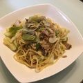 32＠'s cooksnap of when they made ポッカ塩レモン☆キャベツナパスタ.
