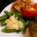 じんとっと's cooksnap of when they made スナップえんどうと味噌マヨネーズ.