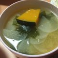クックNP9ISV☆'s cooksnap of when they made かぼちゃたっぷり具沢山なお味噌汁★.