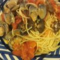hatsusaika's cooksnap of when they made トマトとあさりのスープパスタ.
