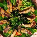 ayska's cooksnap of when they made 鮪のたたきと水菜のニンニク味噌サラダ☆.
