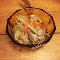 クックXY9KQ0☆'s cooksnap of when they made 初めてでも簡単♪牛肉（鶏）とごぼうの煮物.