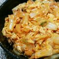 ゆと君ママ's cooksnap of when they made 子供も食べれる❤︎マイルド豚キムチ炒め.
