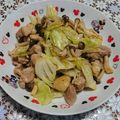 花さな's cooksnap of when they made 節約簡単レシピ！鶏胸肉のポン酢炒め.