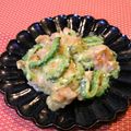 nekoland's cooksnap of when they made ほめられレシピ♪チキンとゴーヤのチーズ焼.