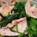 くっくのん's cooksnap of when they made ほうれん草と豚肉のポン酢和え.