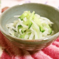 mmameco's cooksnap of when they made ＊大根と胡瓜の酢の物＊.
