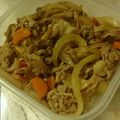 ひとみん0921's cooksnap of when they made フライパンde重ねて×重ねて♪豚丼☆牛丼.