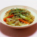 まあまま☆0403's cooksnap of when they made めちゃうま!香るよ☆挽肉とじゃが玉炒め♪.