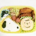 バルタンママ's cooksnap of when they made 簡単！スヌーピー☆キャラ弁・運動会.