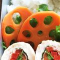 ａｓｙ's cooksnap of when they made ✾おせちやおもてなしに✾人参でレンコン*.