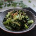 まろんかふぇ's cooksnap of when they made カルシウム満点☆小松菜としらすピリ辛炒め.