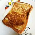 Union283's cooksnap of when they made お鍋とフライパンで、簡単ホットサンド♪.