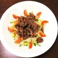 こーちゃん｡'s cooksnap of when they made すき焼きサラダ.