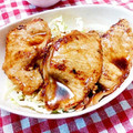 ももん８'s cooksnap of when they made 柔らか・豚肉しょうが焼き　覚え書き.