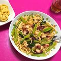 ほーちん♪'s cooksnap of when they made 小松菜とタコの和風パスタ.