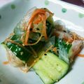 cocoroの扉's cooksnap of when they made 簡単胡瓜と玉ねぎのヘルシーサラダ♪.
