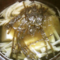 オイゼビウス's cooksnap of when they made 豆腐とえのきととろろ昆布のお吸い物.
