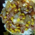 ポポポポポフィ〜♡'s cooksnap of when they made 簡単♥とろりん卵のベーコンあんかけ丼.