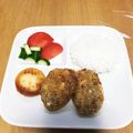 michicocco's cooksnap of when they made フライパンで☆キャベツ入りメンチカツ.