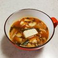 シビシビさん's cooksnap of when they made 一人飯♪サバ缶でスンドゥブチゲ.