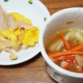 シーズー可愛い's cooksnap of when they made 簡単！残り物で夕ご飯。オムレツとスープ.