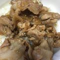 みぃころもち's cooksnap of when they made ごはんが進む豚丼.