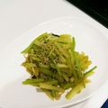 Ruri03's cooksnap of when they made セロリのきんぴら.