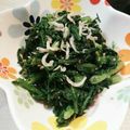 ィクラちゃん's cooksnap of when they made 春菊としらすのナムル.