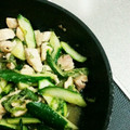 uka0430's cooksnap of when they made 鶏むね肉ときゅうりのねぎ塩炒め.
