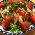 picachi's cooksnap of when they made カンタン酢 簡単サラダ ｻｰﾓﾝ編Ⅱ.