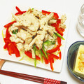 Ruri♥'s cooksnap of when they made 新玉ねぎと蒸し鶏の梅マヨサラダ☆.