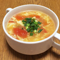 ぽめchan's cooksnap of when they made とろ～り♪トマトとふわふわ卵のスープ ♪.